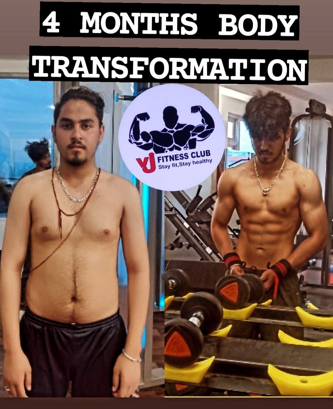 Member transformation at Vijay Fitness Club