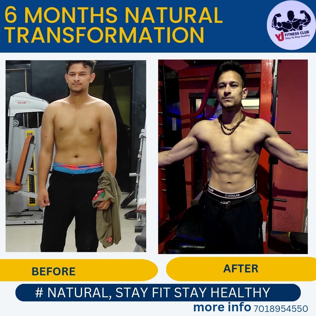 Member transformation at Vijay Fitness Club